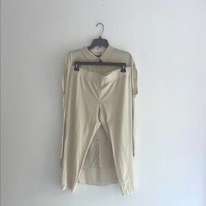 Eileen Fisher Sleeveless Silk top and bottom